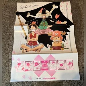 Shonen Jump Magazine One Piece Poster 5th Log Japan Exclusive Anime Manga Toei